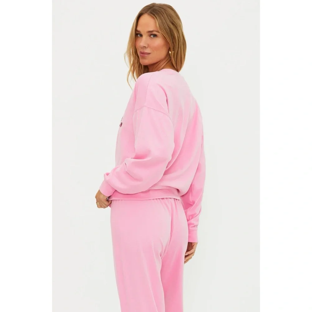 Beach Riot Pink 'Be Mine' Sweatshirt - Picture 2 of 3